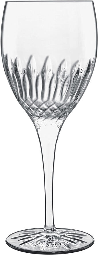 Luigi Bormioli Diamante 4 stk. hvidvinsglas klar 38 cl Ø8,5cm H21 Klar