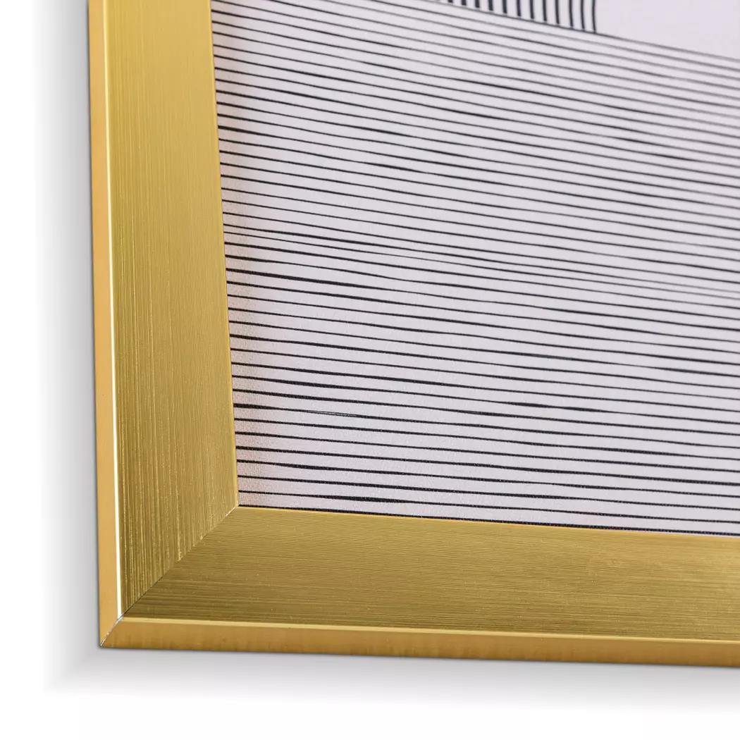Wandbild 45 x 60 cm Golden Round II