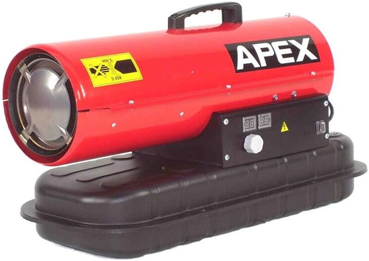 Heizkanone 20kW Digital Bauheizer Diesel Heizgebläse Ölheizgerät 56219 Bautrockner AWZ