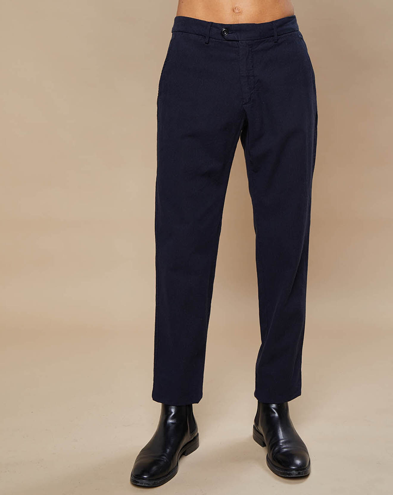 Hartford Pantalon chino Tobby bleu marine