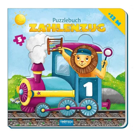 Trötsch Puzzlebuch Zahlenzug
