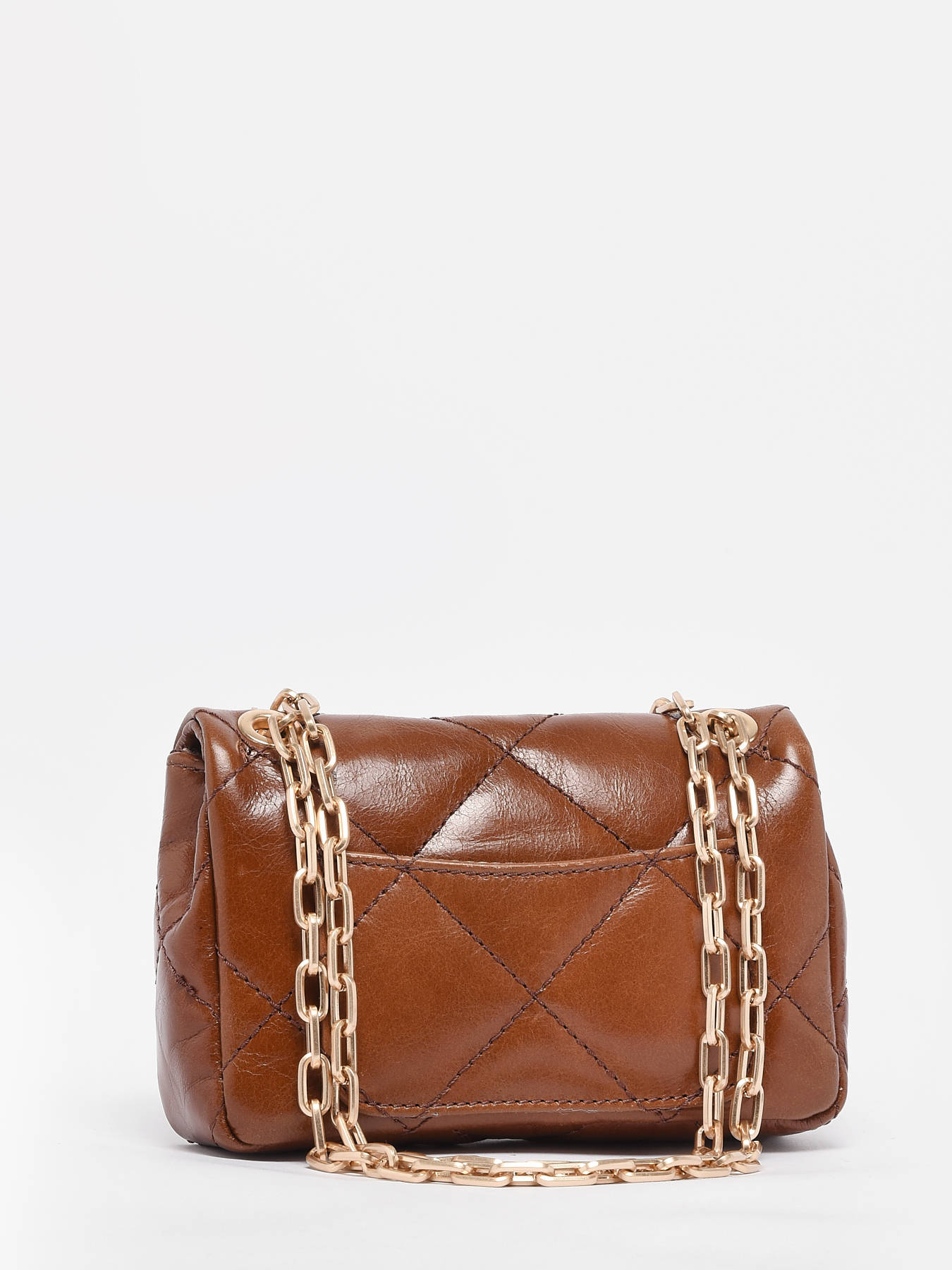 Sac Nano Moon en cuir craquel VANESSA BRUNO
