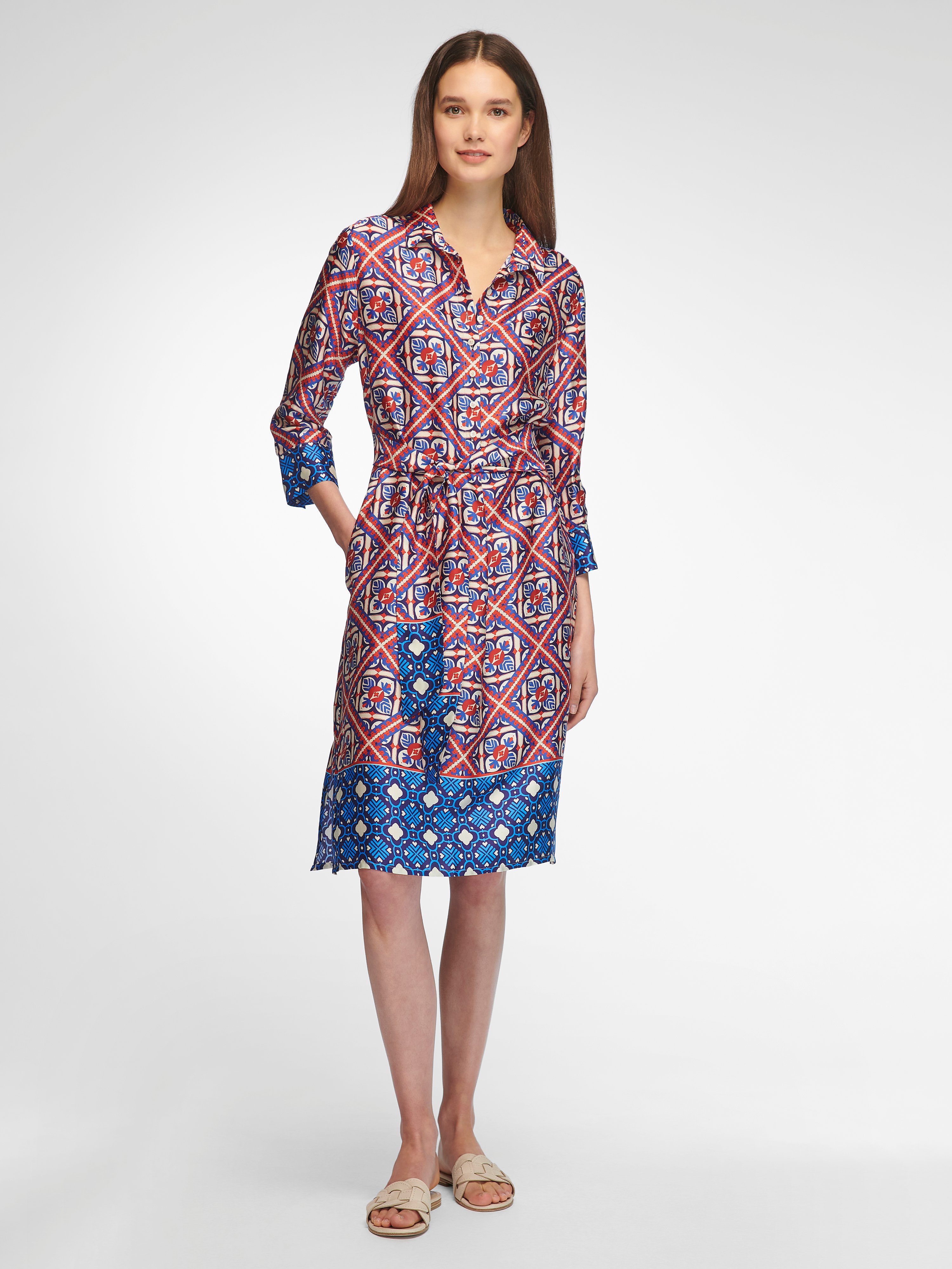 Kleid mit 3/4-Arm