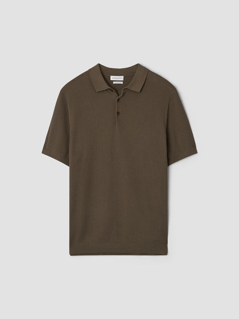 Rino strikket polo Morel