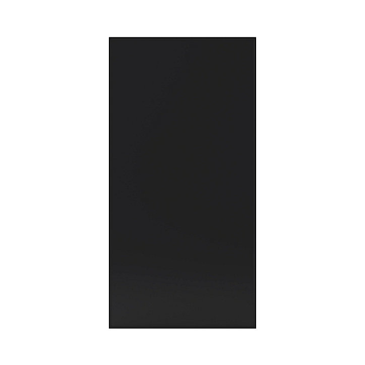Porte de colonne de cuisine Pasilla noir mat L. 60 cm x H. 120 cm GoodHome