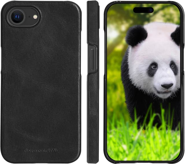 Dbramante1928 Lynge iPhone 16e pungetui (sort)