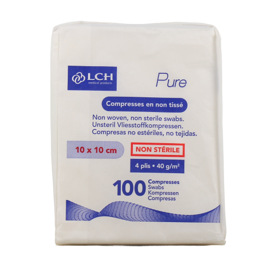 Compresses en Non Tissé Non Stériles LCH Pure