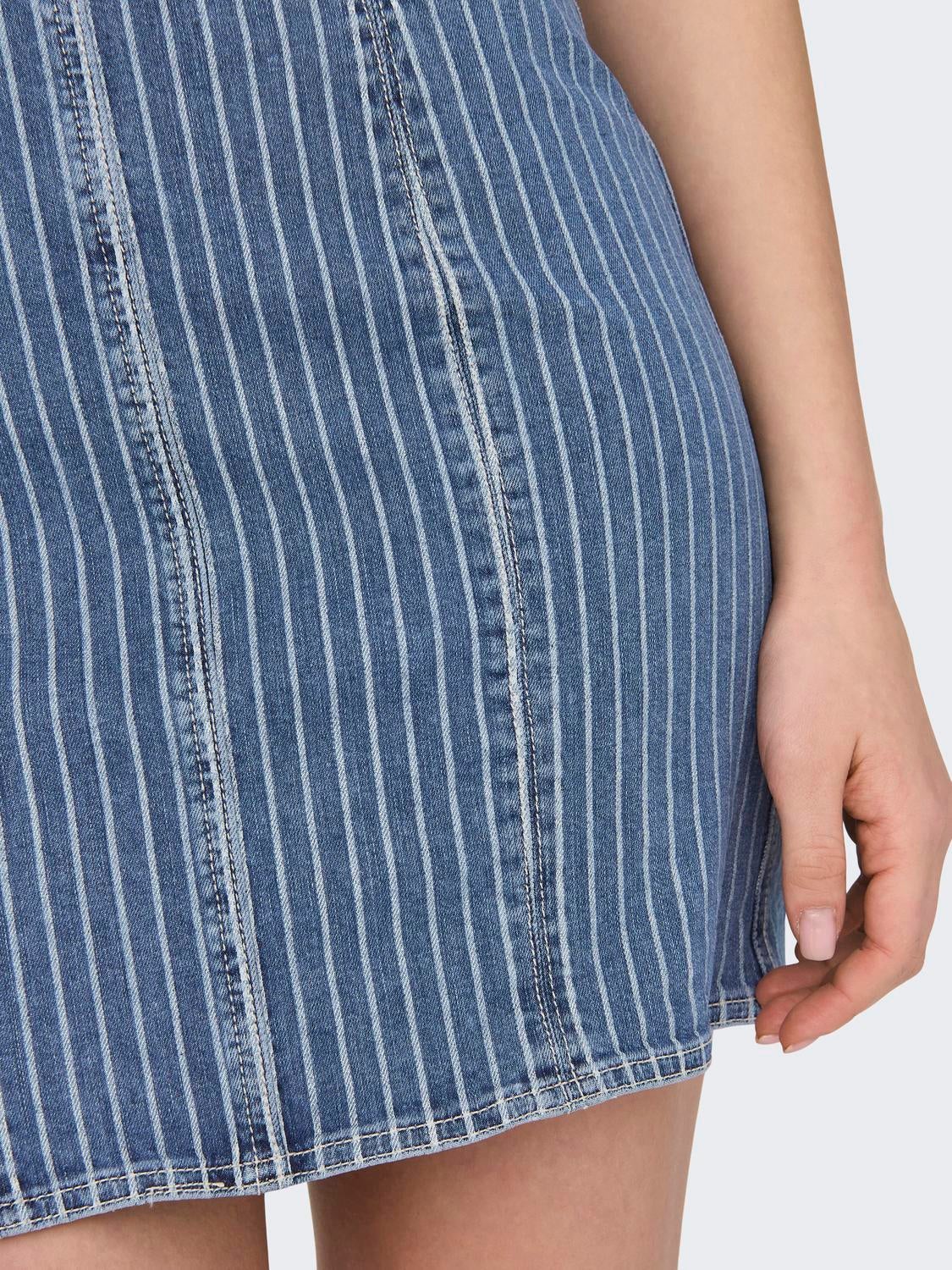 ONLKIRSI Kurzes Kleid Light Blue Denim