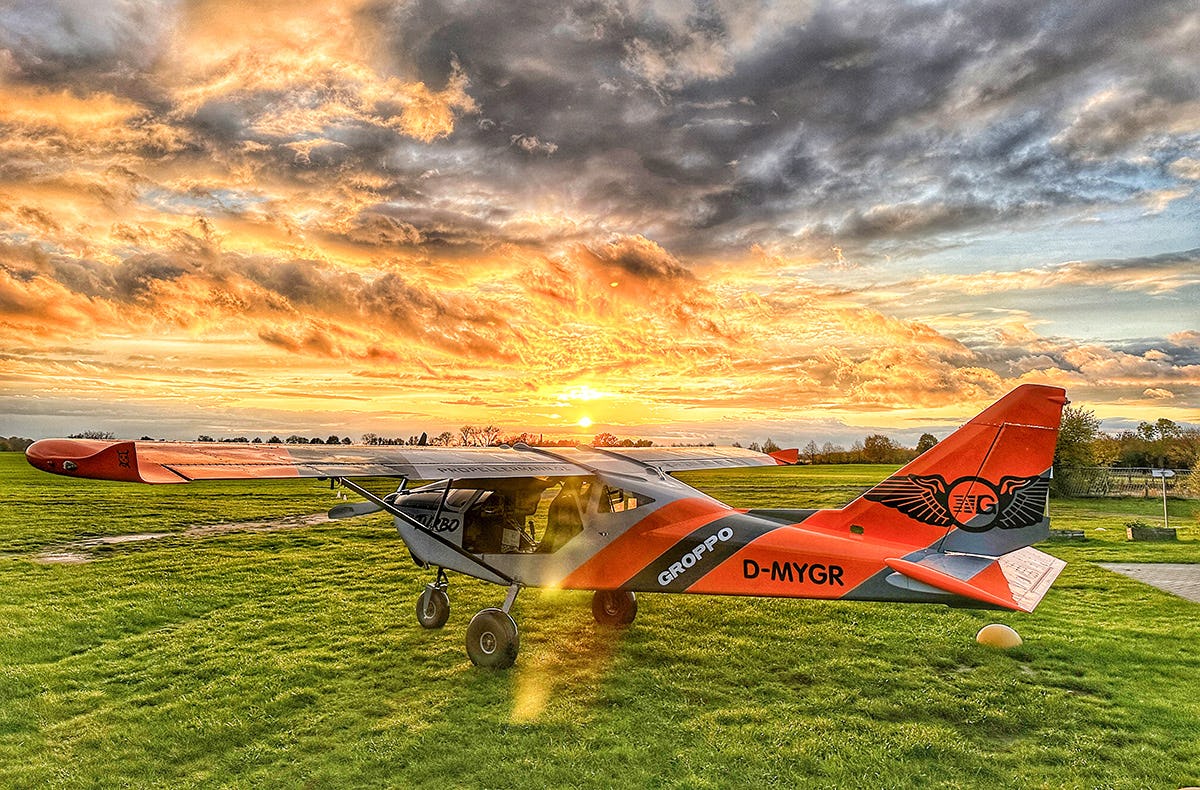 Ultraleichtflugzeug Rundflug Taucha