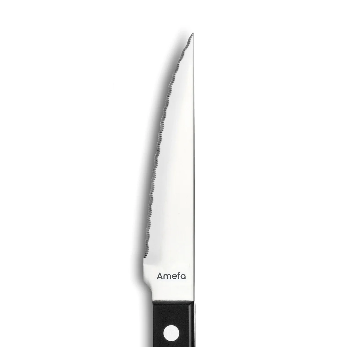 Steak Pizza Noir - Coffret de 6 couteaux steak Amefa
