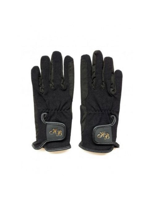 Hb Ruitersport Washable Gloves Zwart - Ruiteraccessoires