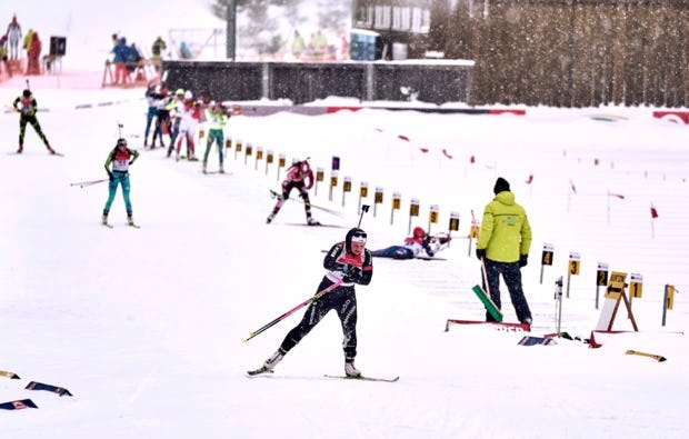 Biathlon Training -Stadion Hohenzollern als Geschenk