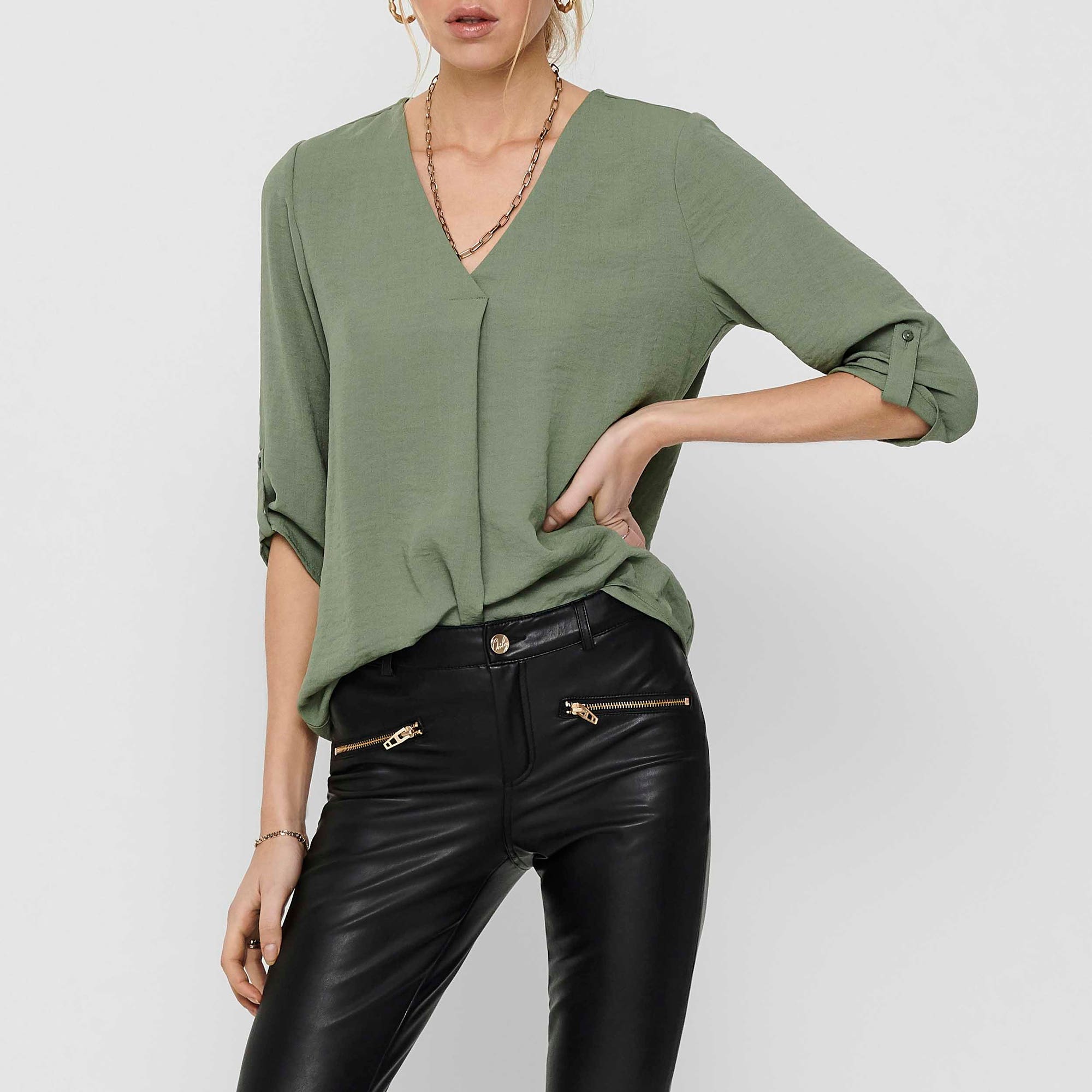 Blouse Femme kaki