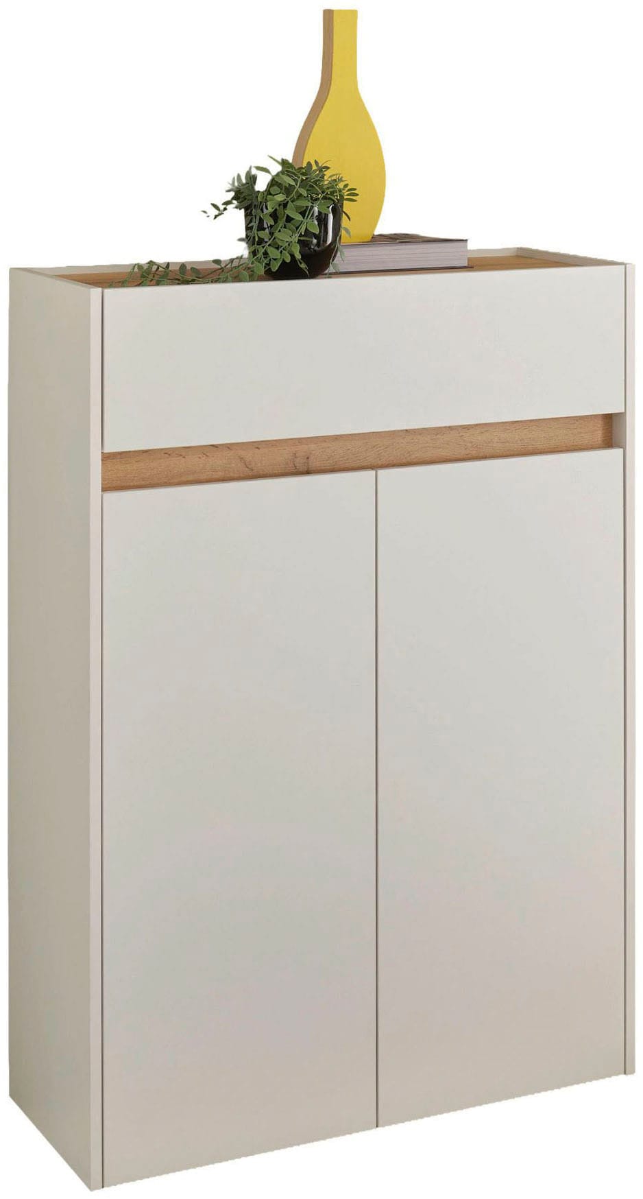 INOSIGN Schuhschrank »City/Giron, modernes Schuhregal, Schrank für 16 Schuhe, Schuhkommode« eine Schublade und vier Schuhfächer, viel Stauraum, 93 cm breit