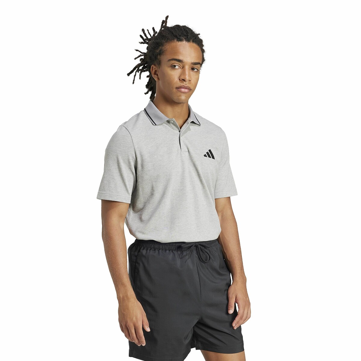 ADIDAS ROUPAS ESPORTIVAS<br>Camisa Piod em piqué com pequeno logotipo Essentials