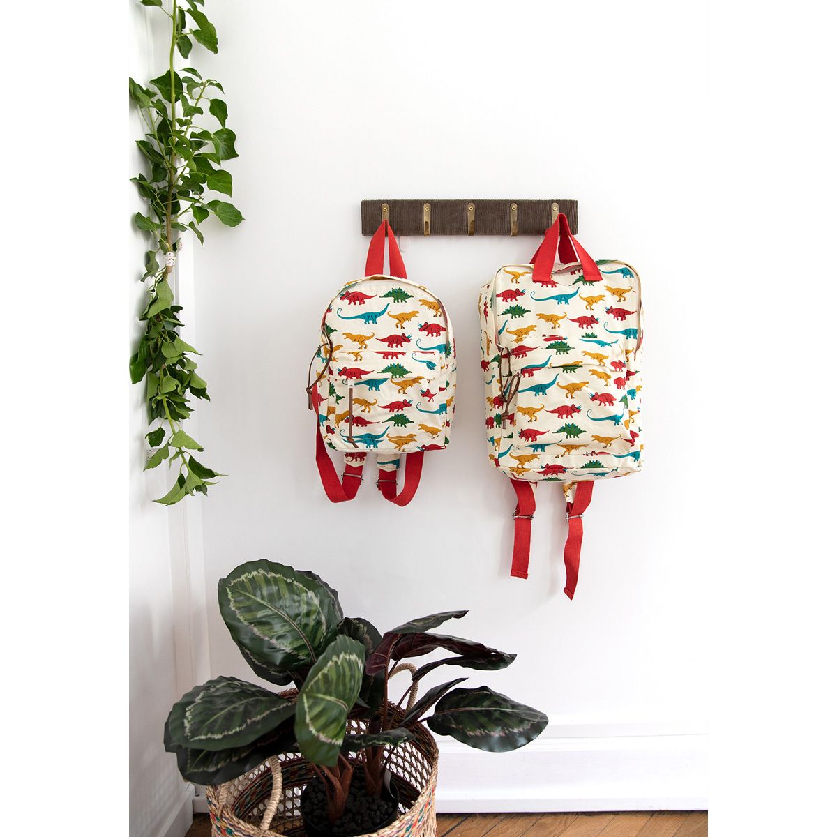 Sac à dos enfant double poignée dinosaures Petit toi