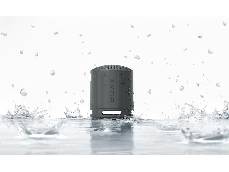 Sony Bluetooth Speaker SRS-XB100 Schwarz Kompakter, kabelloser Bluetooth-Lautsprecher