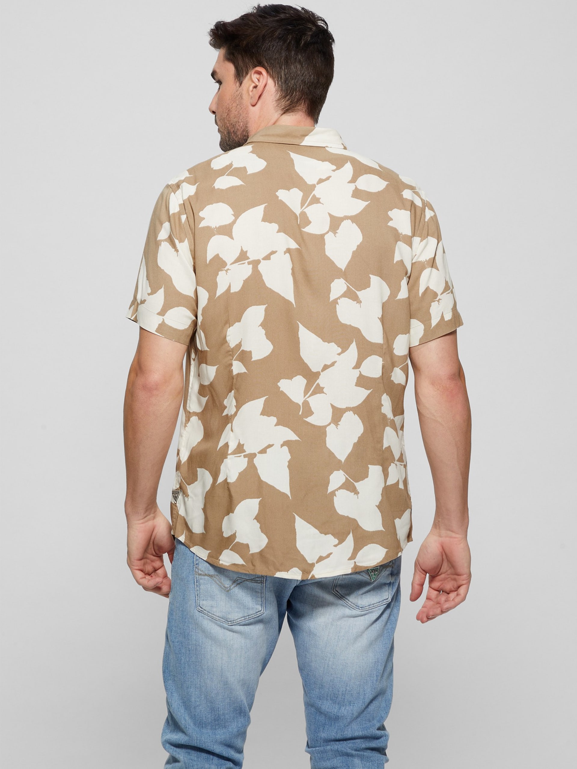 Camisa floral Eco Rayon Shadow