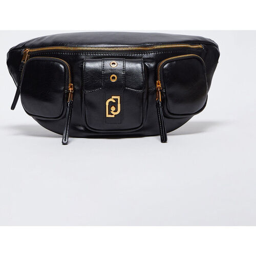 Liu Jo - Riñonera de bandolera con logotipo Negro