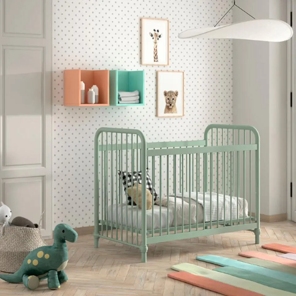 Vipack Babybed Bronxx - 60x120cm - olijfgroen