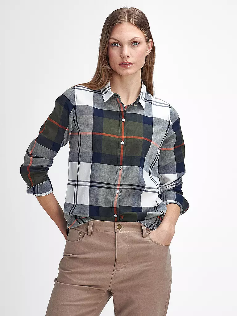 BARBOUR Bluse MOORLAND  olive