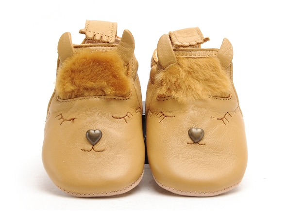 Easy peasy chaussons bebe my blublu alpaga marron