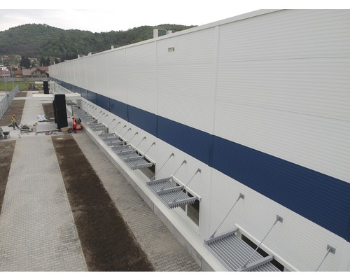 PRECIT sandwichpaneel wand antracietgrijs RAL 7016 3000 x 1000 x 40 mm