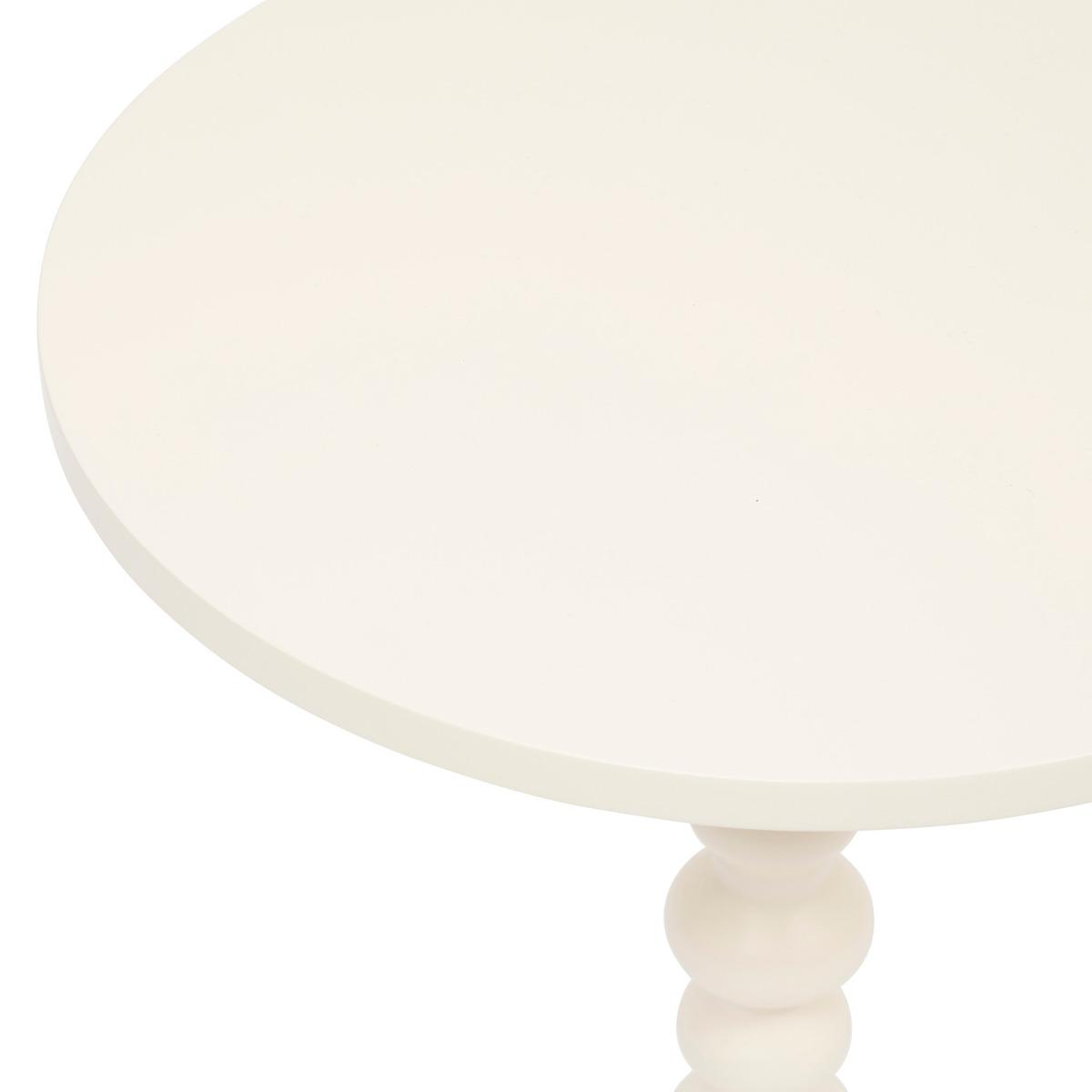 TABLE CAFE ALIX IVOIRE D.38CM