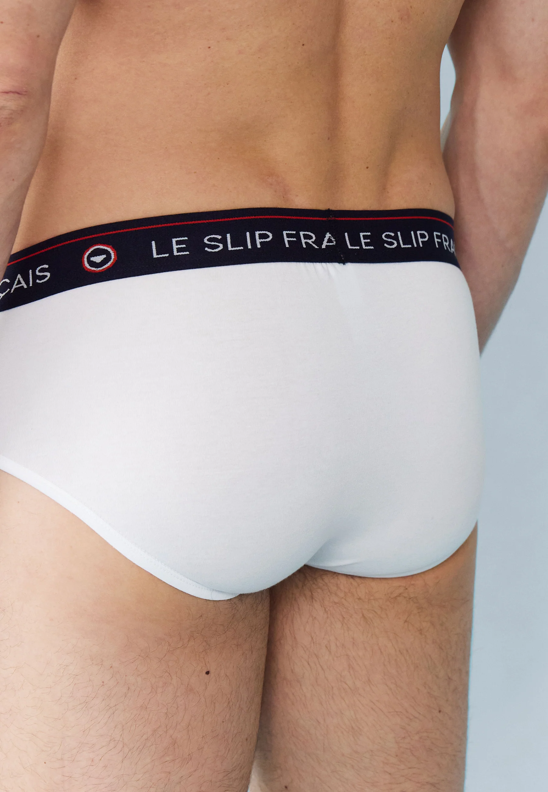 Slip en coton-Intrepide Blanc Porte Bonheur