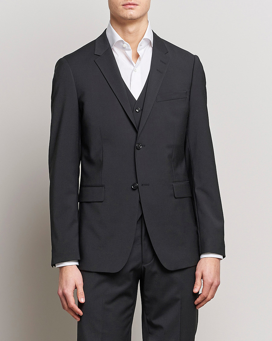 Tiger of Sweden Jerretts Wool Travel Suit Black