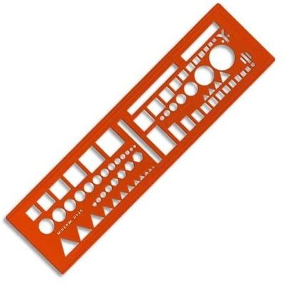 Minerva - Normographe Trace symbole Tactique OTAN n°46