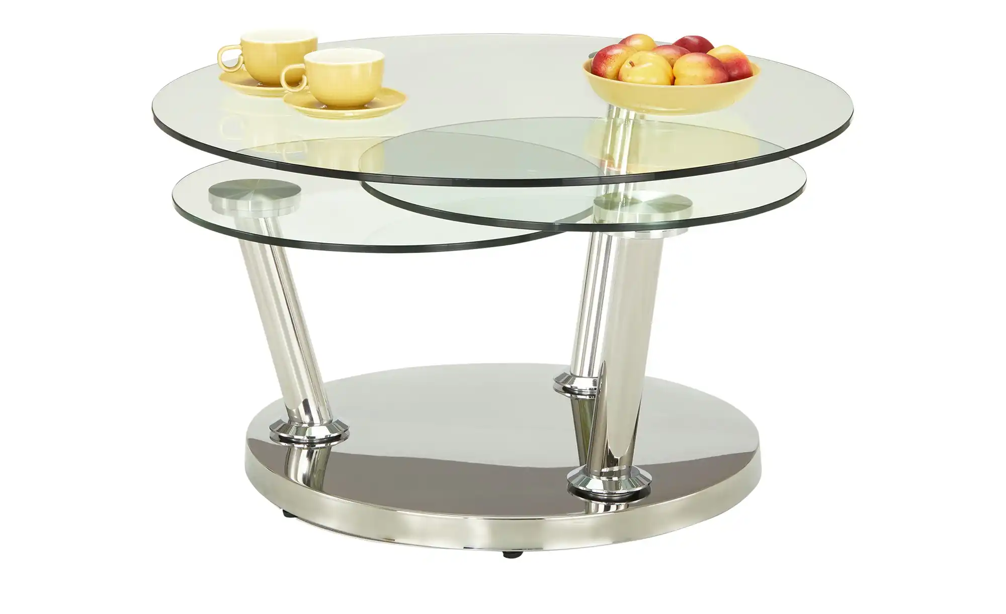 Couchtisch mit drehbaren Tischplatten Conigli