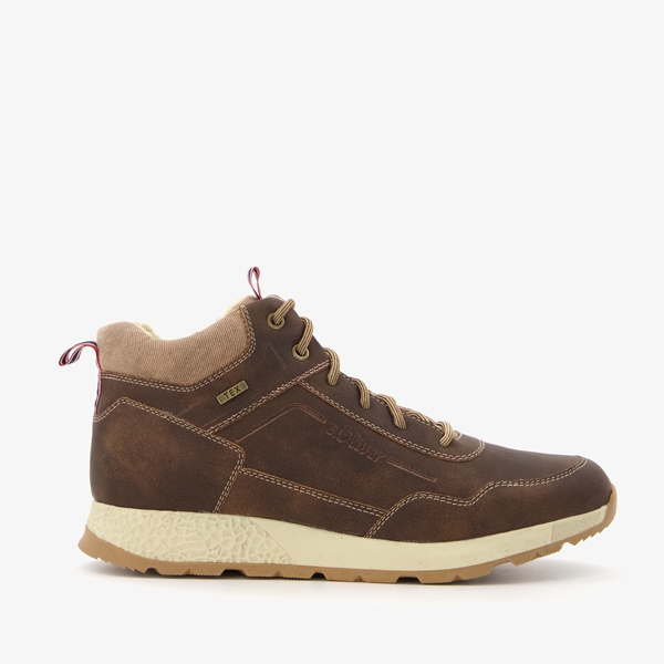 s.Oliver gevoerde heren veterboots bruin