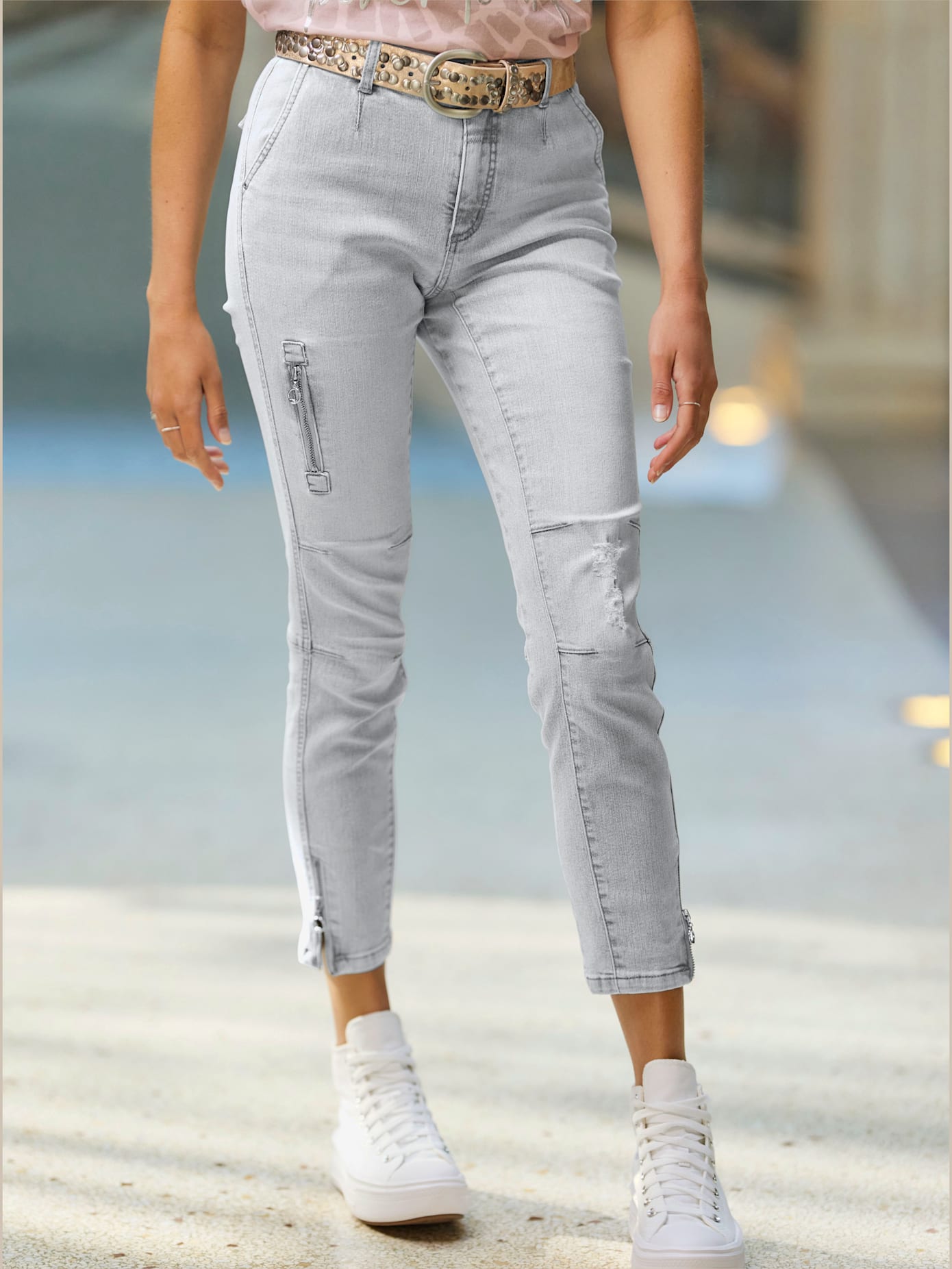Jean délavé tendance