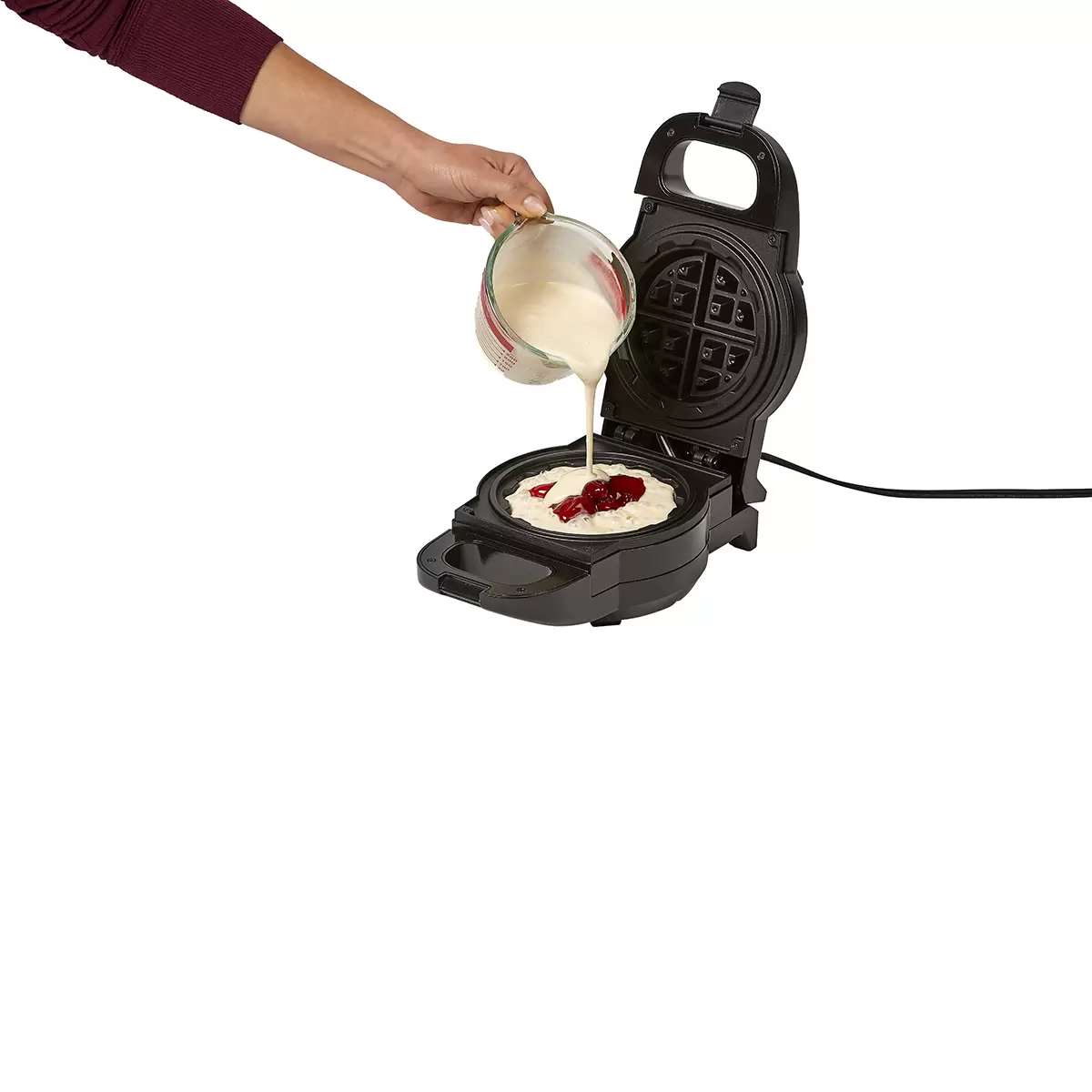 Waffeleisen PowerXL Waffle Star 18cm Schwarz