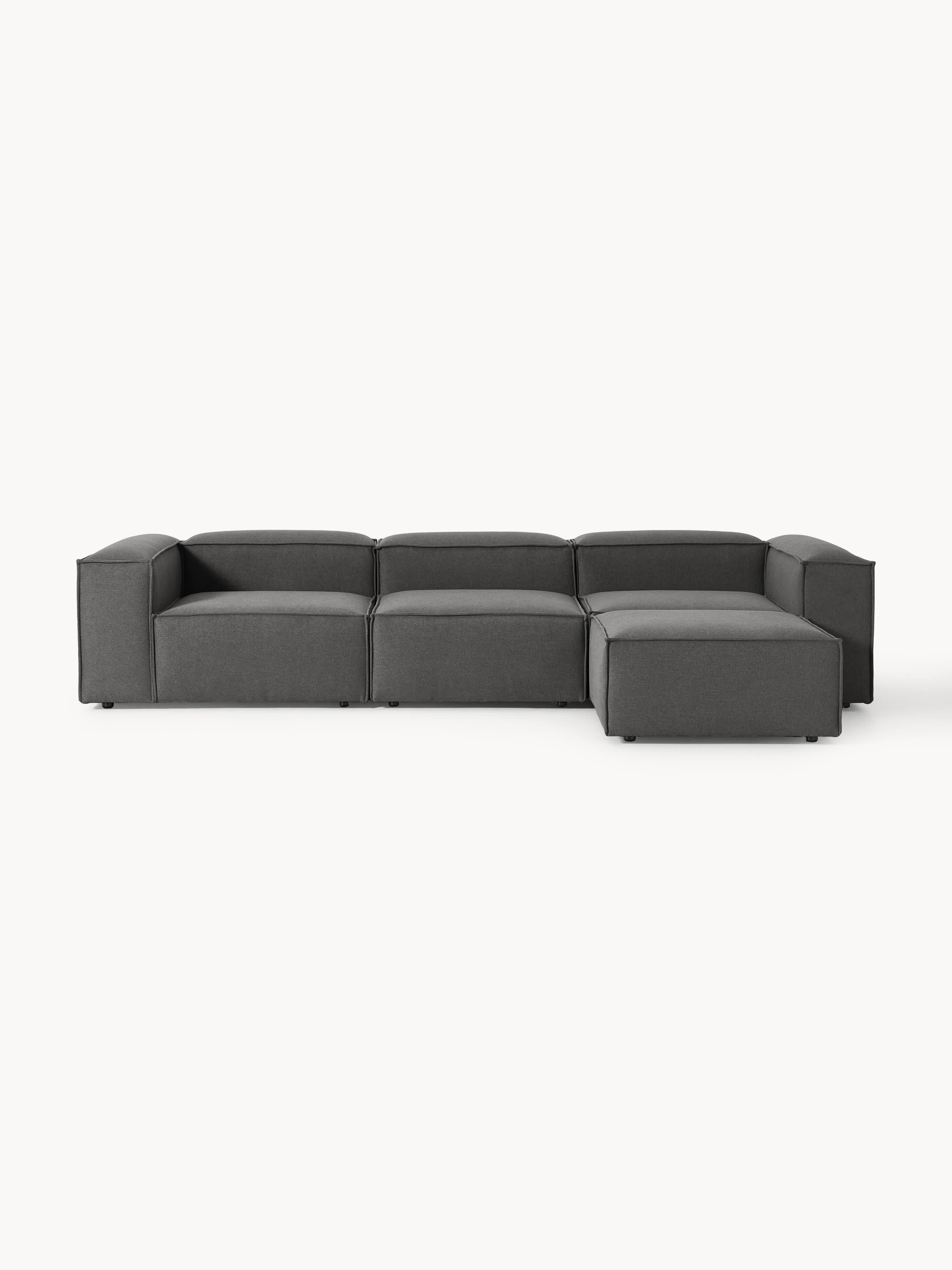 westwing collection Modulares Sofa Lennon Hocker B 329 x T 207 cm