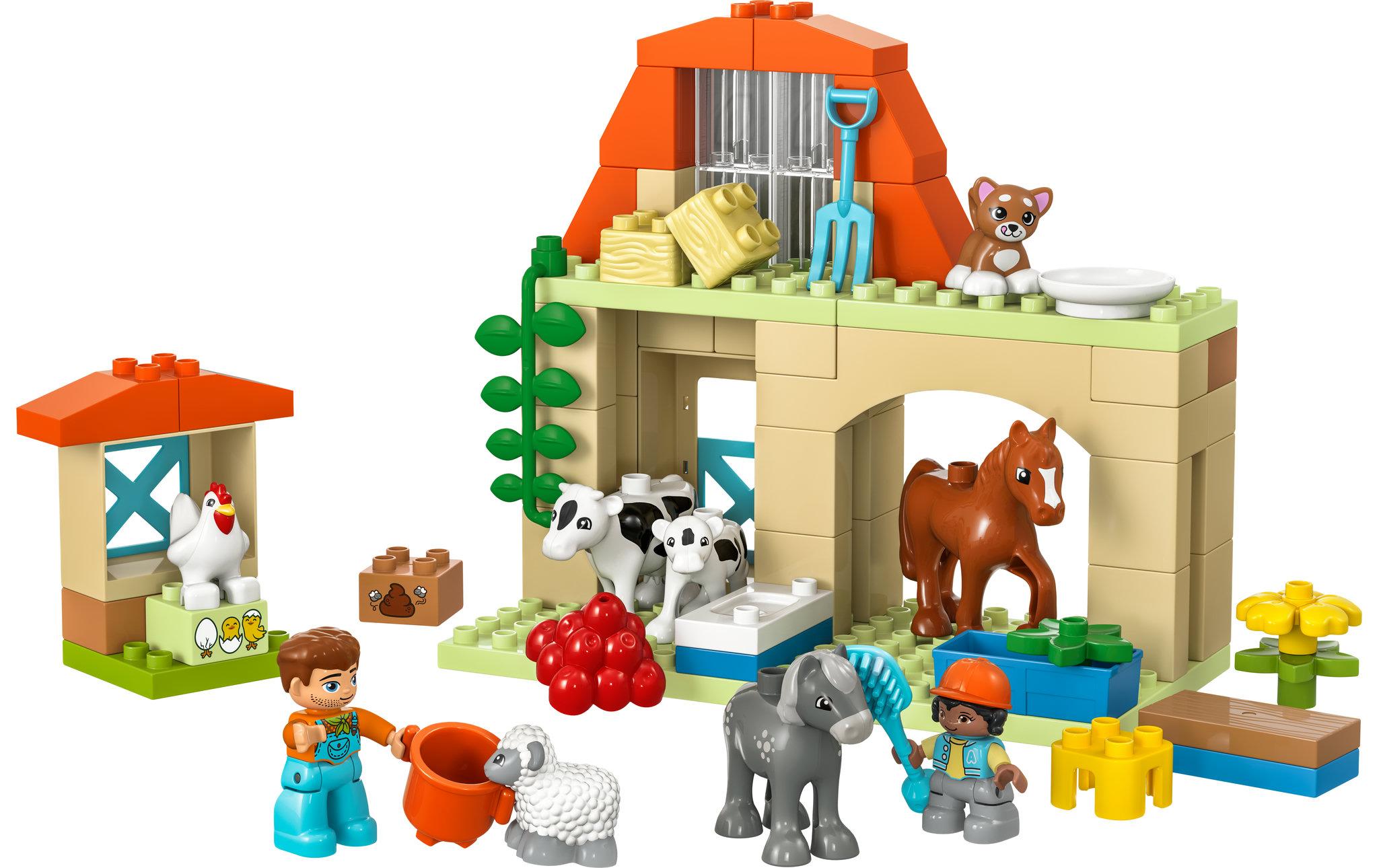 DUPLO® Tierpflege auf dem Bauernhof 10416Bauernhof-Spielset