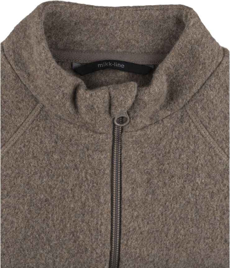 Mikk-Line Cotton Fleece Baby Jacket Melange denver