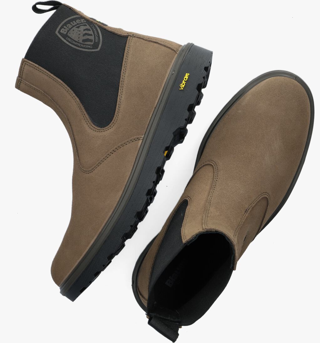 BLAUER bruine blauer chelsea boots guantanamo