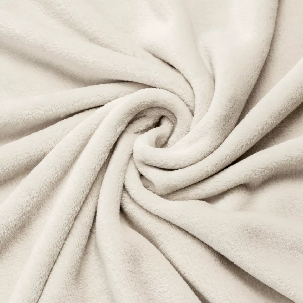 Housse de coussin rectangulaire flanelle (40 x 60 cm) Didou Beige grège