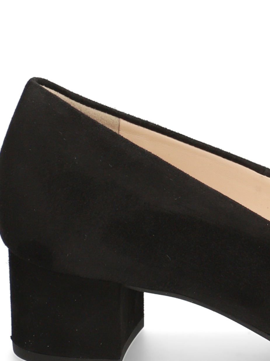 Veloursleder Pumps