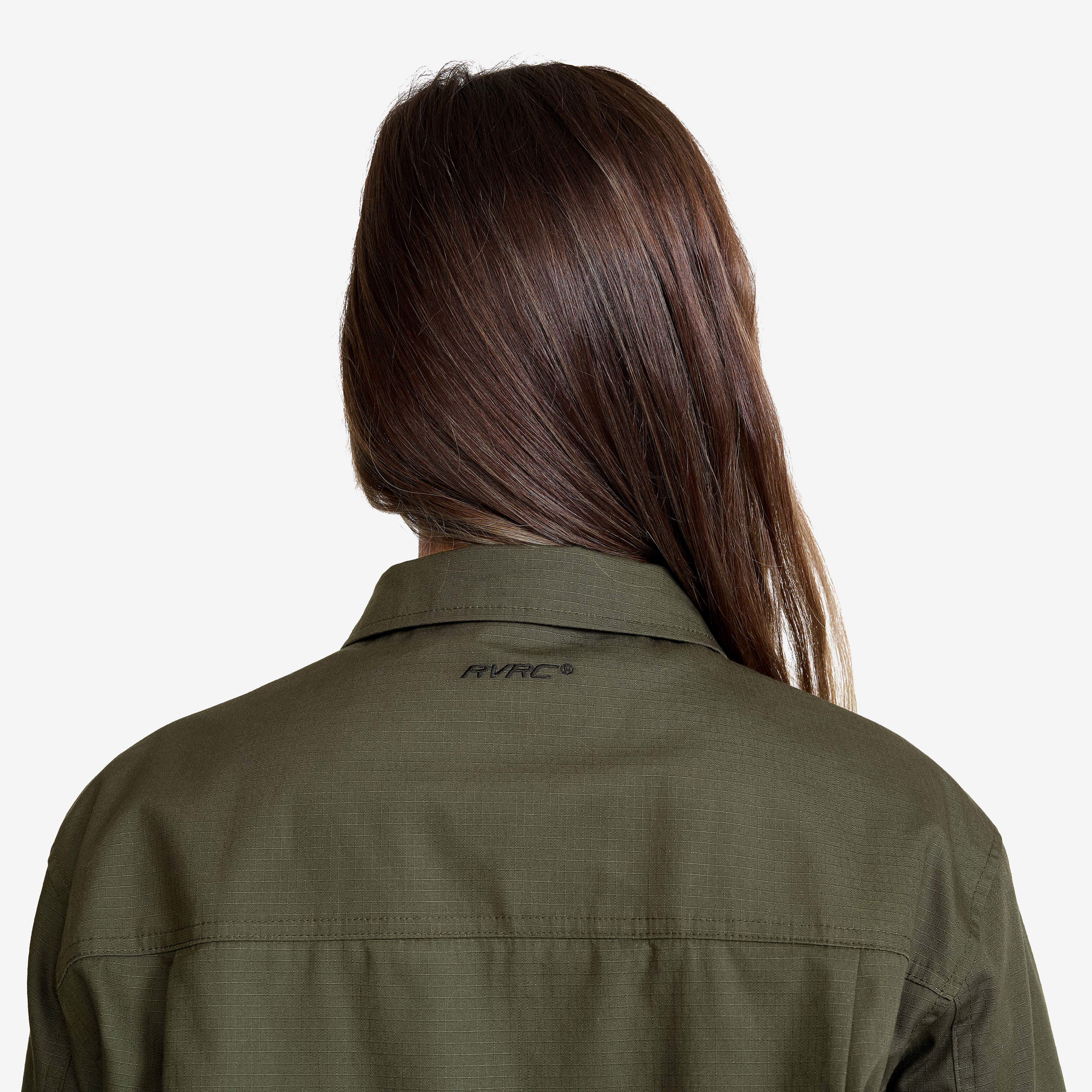 Outback Fleece Lined Overshirt Dame Deep Depths
