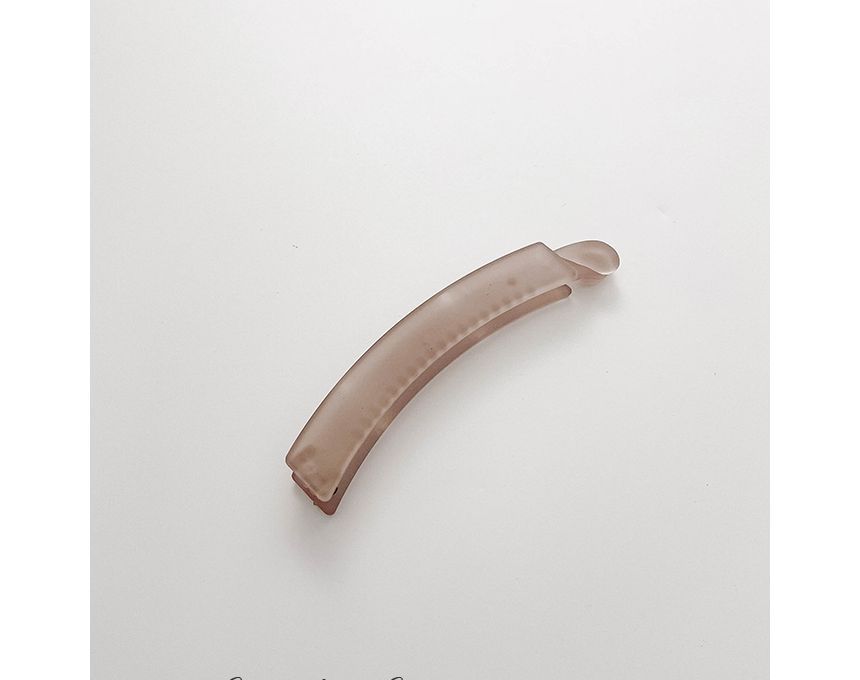 LIDO - Frosted Clear Banana Clip