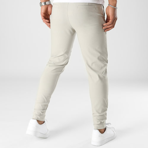 Lot De 2 Pantalons Noir Beige