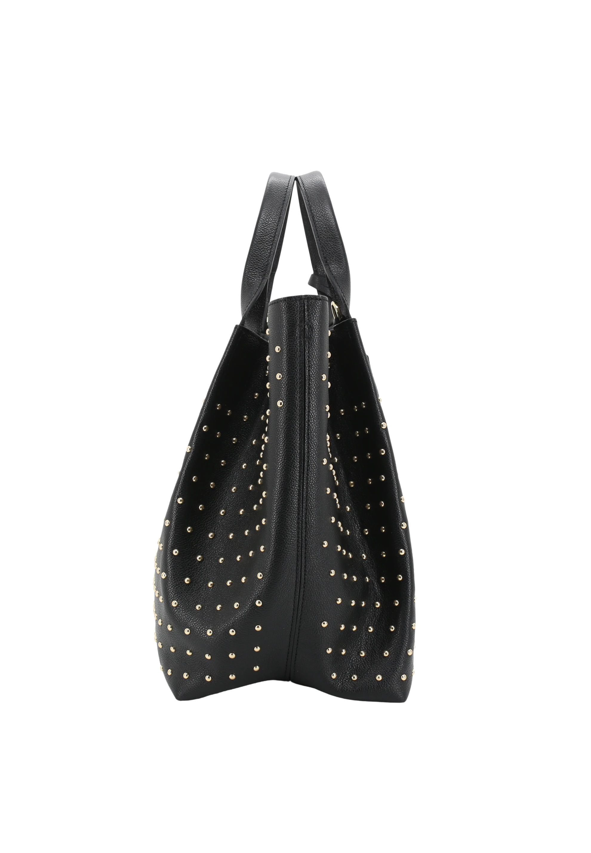 Shopper ESSENTIAL studs medium Leather Agave Standard
