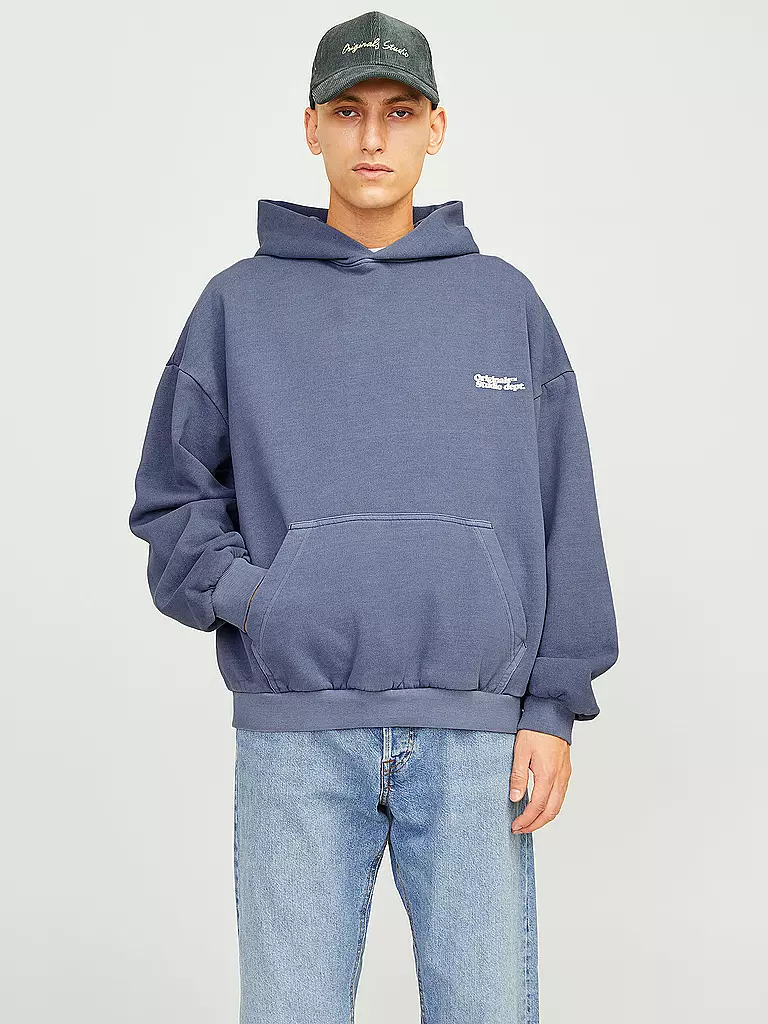 JACK & JONES Kapuzensweater - Hoodie JORVERMONT blau