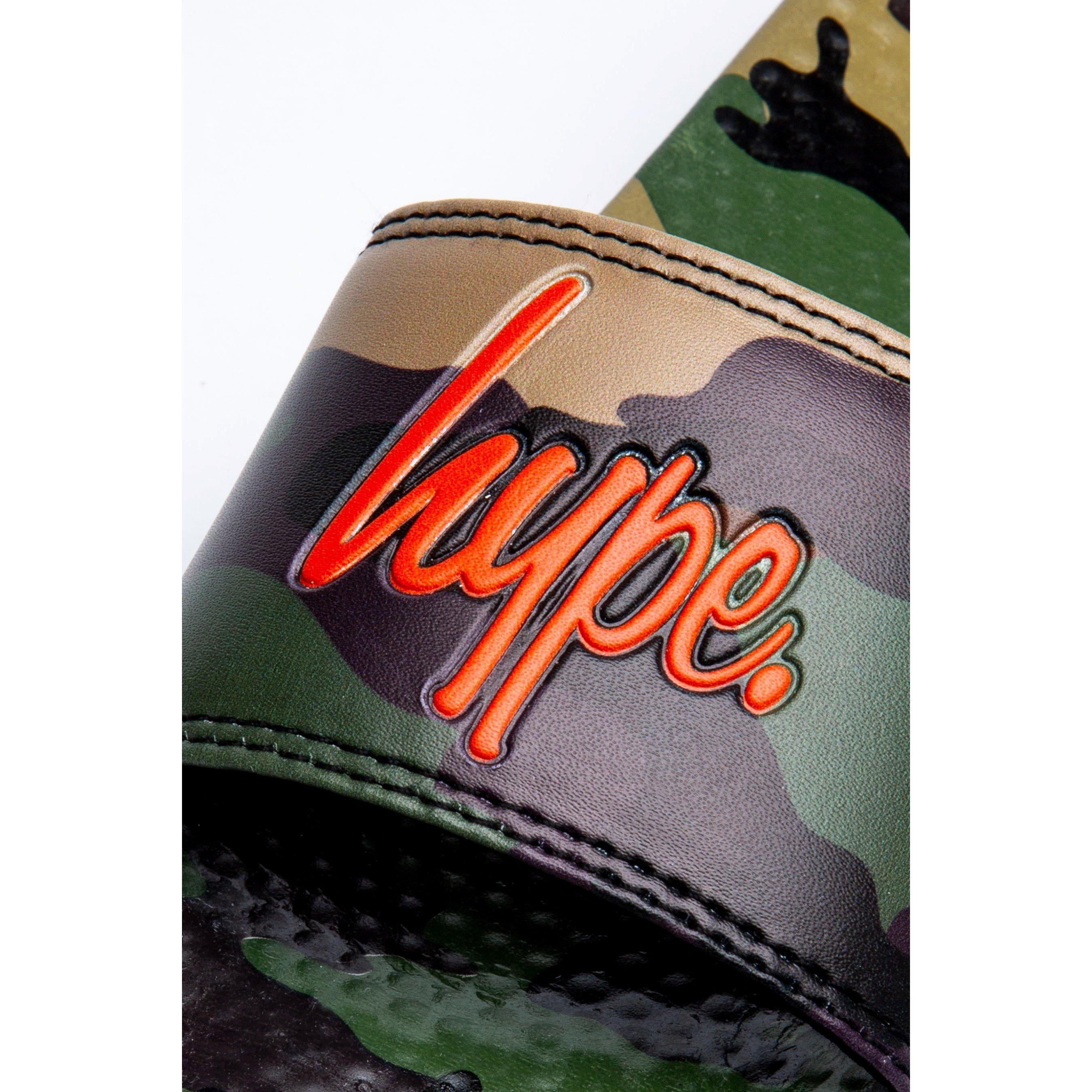 Hype Classic Camo Sliders Juniors