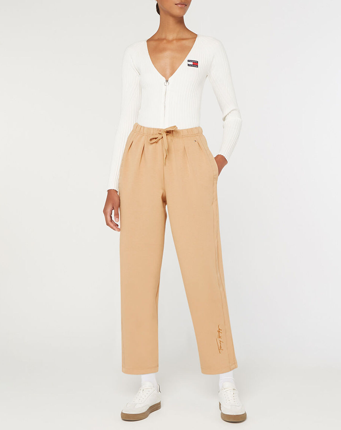 Tommy Hilfiger Pantalon Relaxed Grossgrain beige