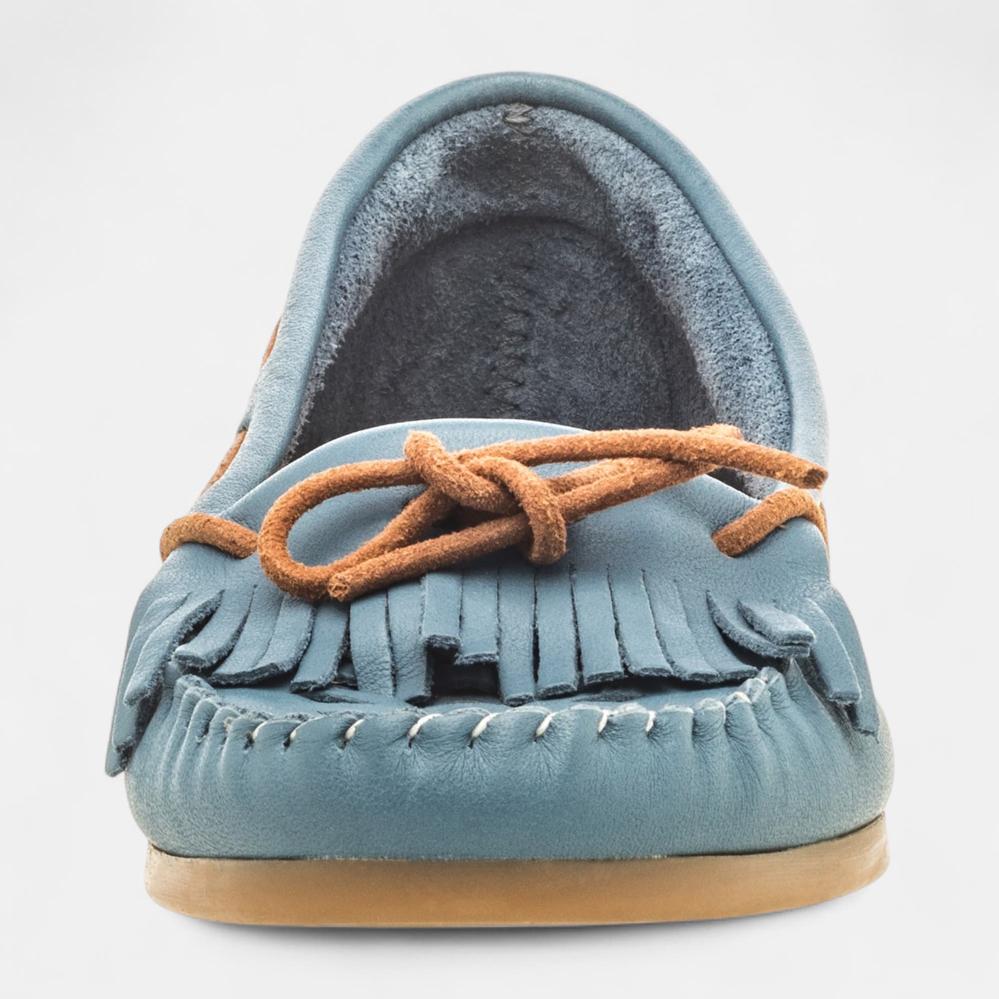 Mocassins Femme en cuir jeans