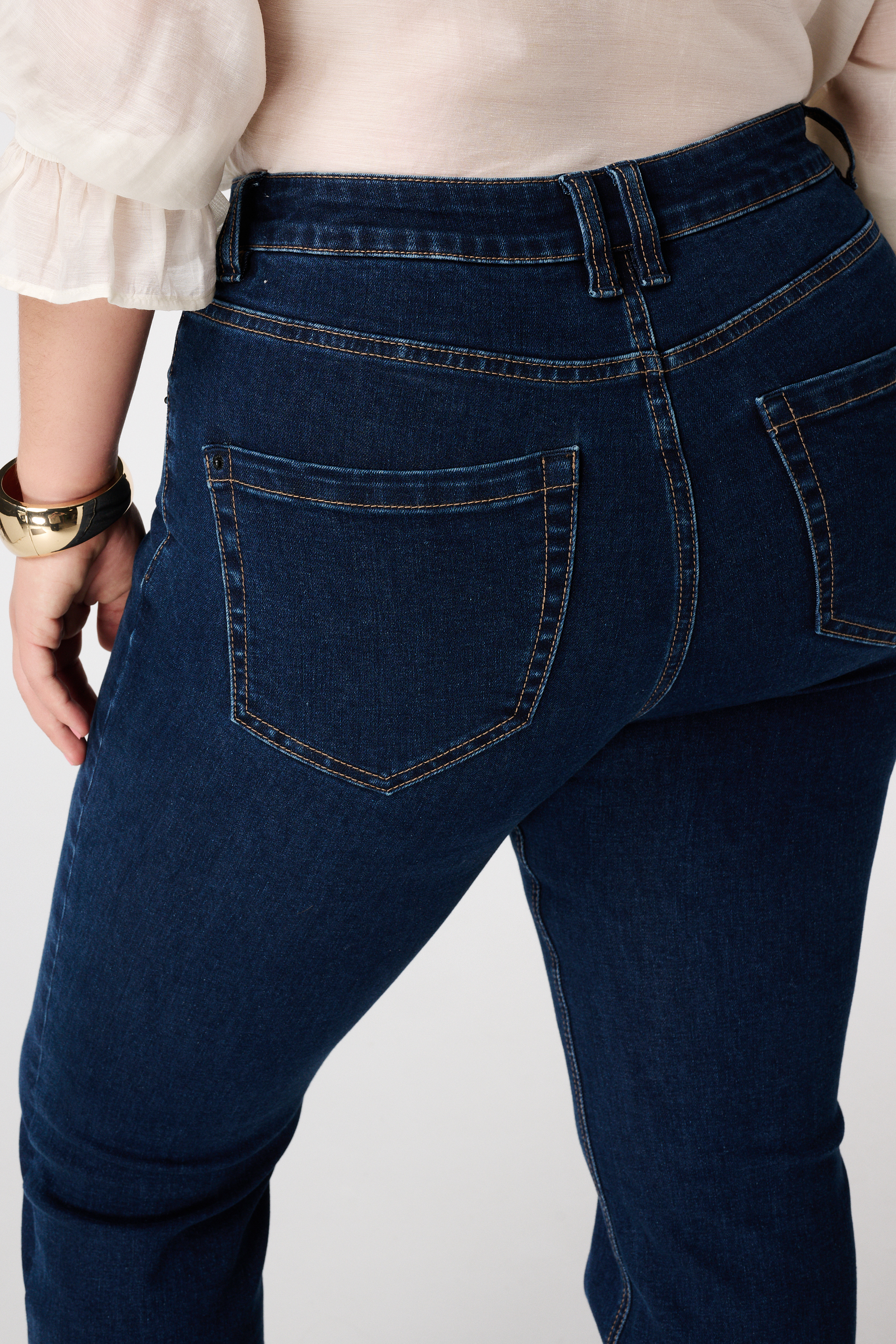 Flared leg jeans JASMIN Rinse Washed Denim